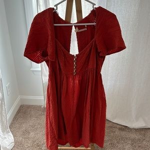 Urban outfitters sundress. Striped orange dress.